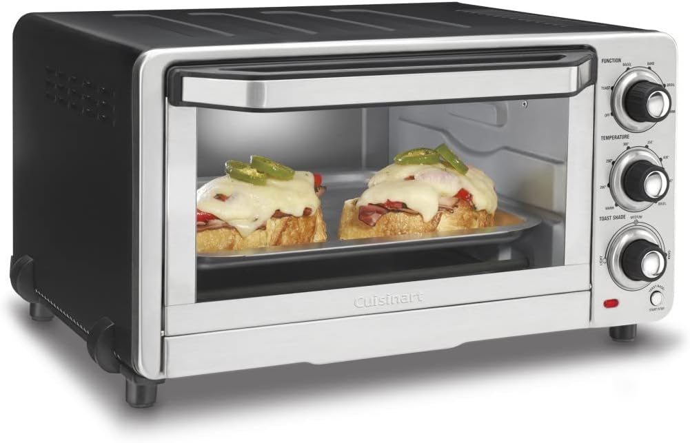 Cuisinart TOB-40N Custom Classic Toaster Oven Broiler, 17 Inch, Black Cuisinart TOB-40N Custom Classic Toaster Oven Broiler, 17 Inch, Black
