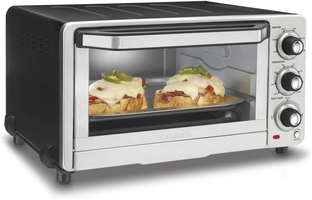 Cuisinart TOB-40N Custom Classic Toaster Oven Broiler, 17 Inch, Black