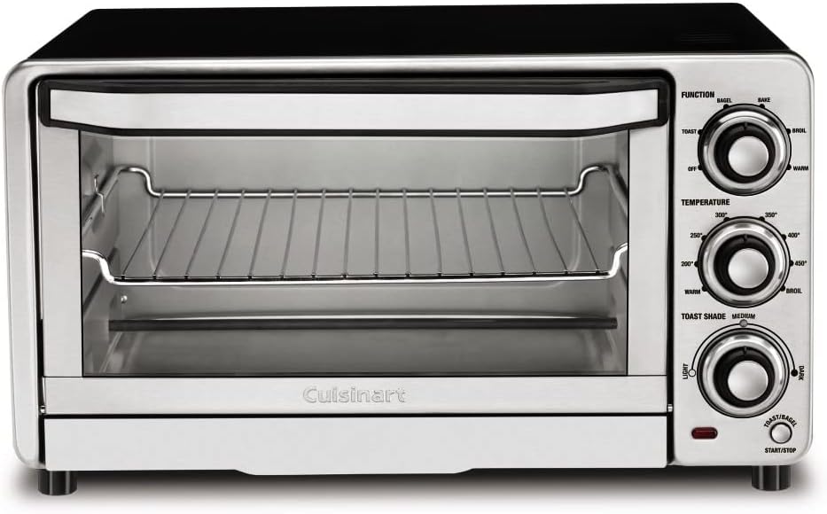 Cuisinart TOB-40N Custom Classic Toaster Oven Broiler, 17 Inch, Black Cuisinart TOB-40N Custom Classic Toaster Oven Broiler, 17 Inch, Black