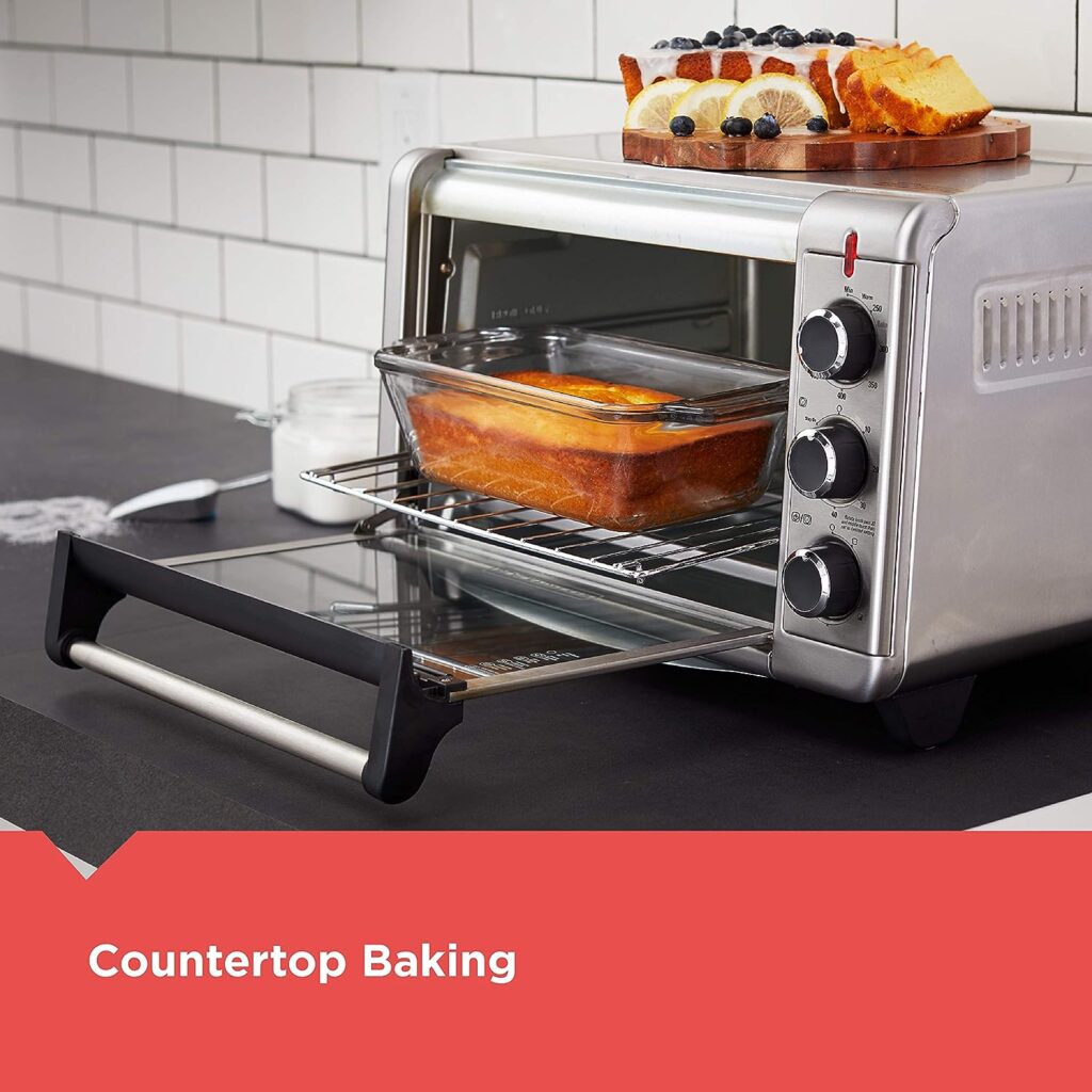 BLACK+DECKER Crisp N Bake Air Fry Toaster Oven, Stainless Steel, TO3215SS, 6 Slice