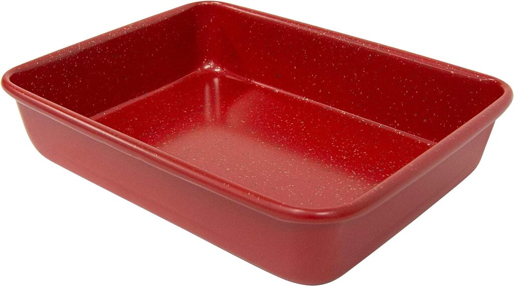 casaWare 8 x 6 x 1.75-Inch Toaster Oven Ultimate Series Commercial Weight Ceramic Non-Stick Coating Pan (Red Granite) casaWare 8 x 6 x 1.75-Inch Toaster Oven Ultimate Series Commercial Weight Ceramic Non-Stick Coating Pan (Red Granite)