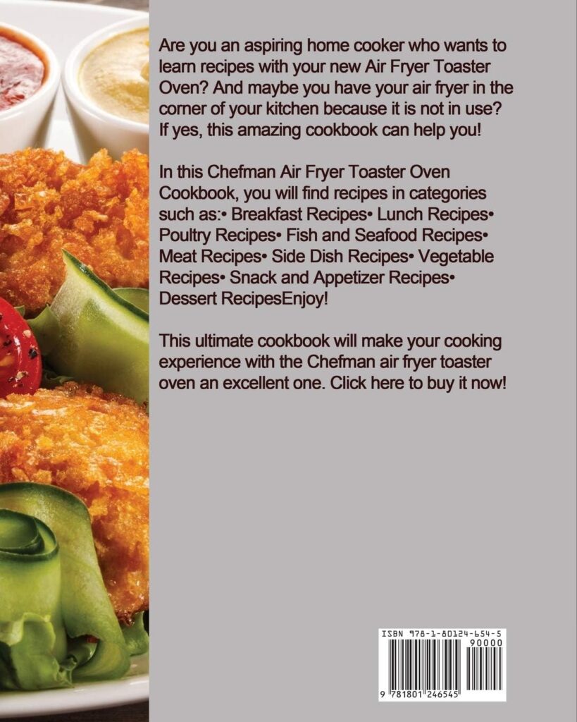 Chefman Air Fryer Toaster Oven Cookbook for Beginners Chefman Air Fryer Toaster Oven Cookbook for Beginners