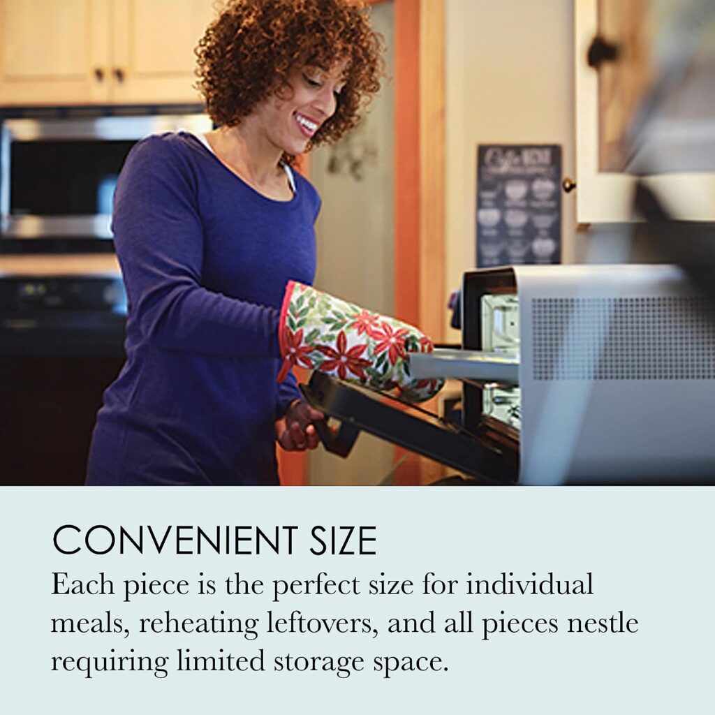 Chicago Metallic Non-Stick Toaster Oven Bakeware Set, 4-Piece, Carbon Steel Chicago Metallic Non-Stick Toaster Oven Bakeware Set, 4-Piece, Carbon Steel