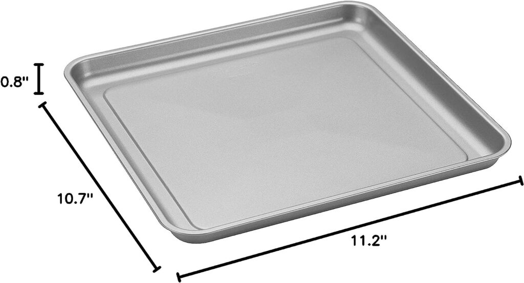 Cuisinart AMB-TOBCS Toaster Oven Baking Pan, Silver, 11.2 (l) x 10.7 (w) x 0.8 (h) inches Cuisinart AMB-TOBCS Toaster Oven Baking Pan, Silver, 11.2 (l) x 10.7 (w) x 0.8 (h) inches