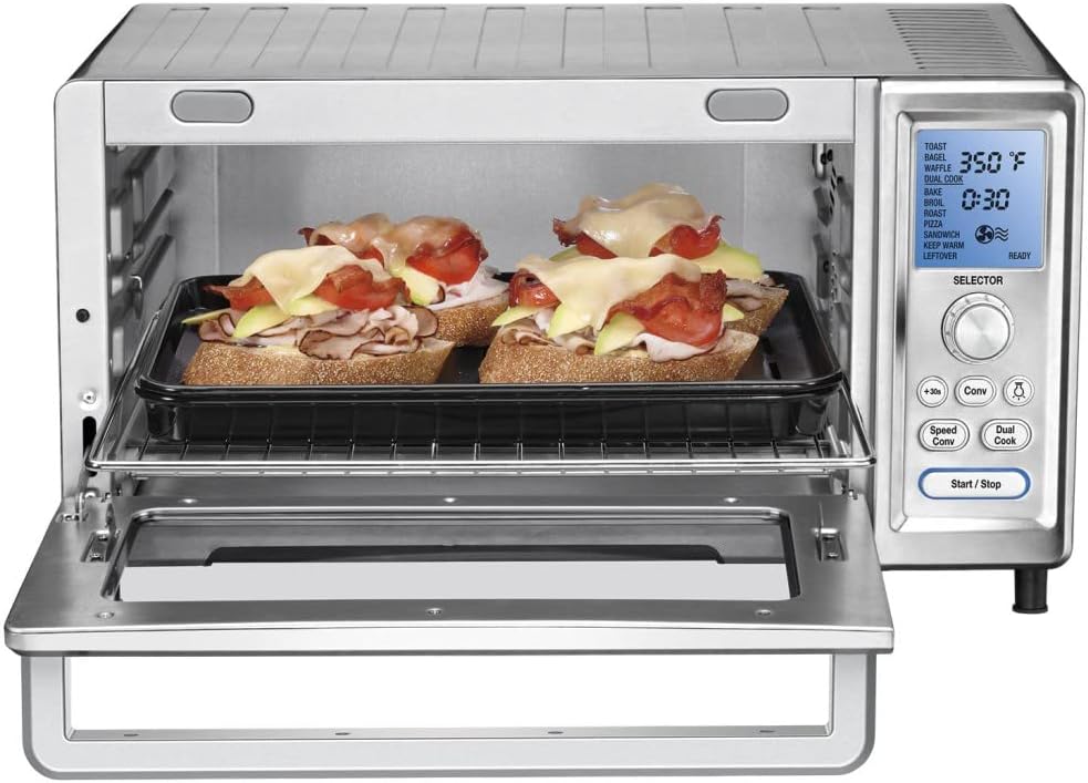 Cuisinart Convection Toaster Oven, Stainless Steel, TOB-260N1