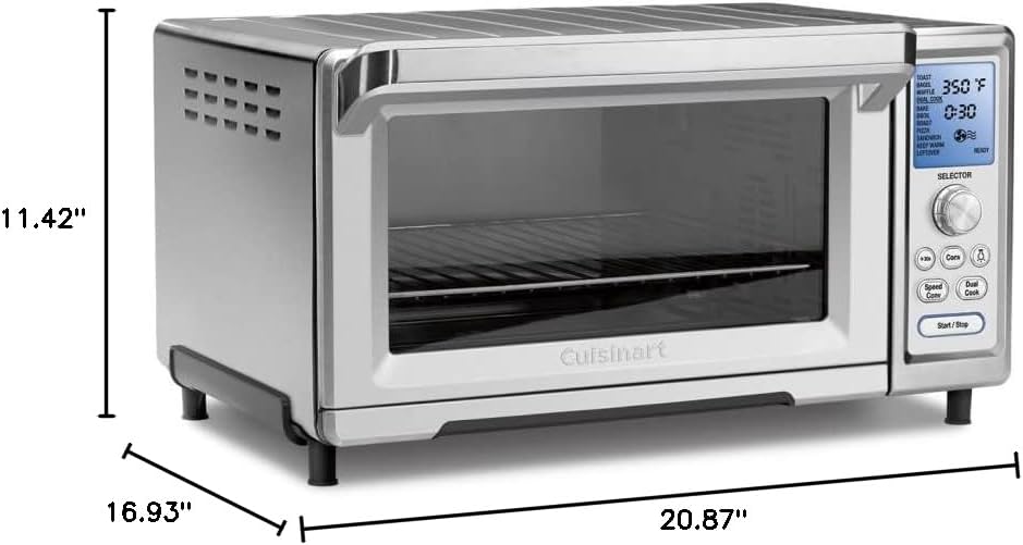 Cuisinart Convection Toaster Oven, Stainless Steel, TOB-260N1