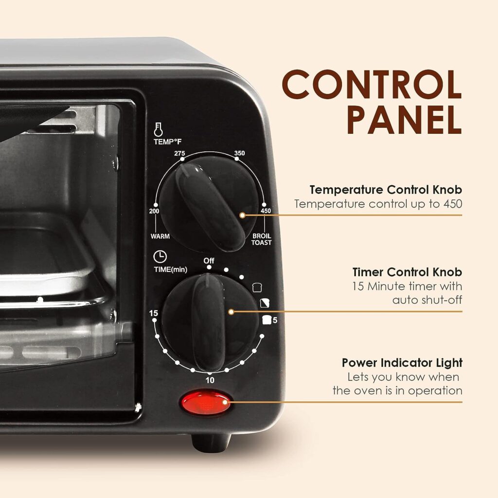 Elite Gourmet ETO236 Personal 2 Slice Countertop Toaster Oven with 15 Minute Timer Includes Pan and Wire Rack, Bake, Broil, Toast, Black Elite Gourmet ETO236 Personal 2 Slice Countertop Toaster Oven with 15 Minute Timer Includes Pan and Wire Rack, Bake, Broil, Toast, Black