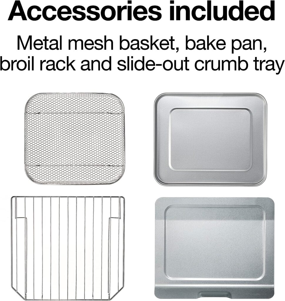 Proctor Silex Simply Crisp Toaster Oven Air Fryer Combo with 4 Functions Including Convection, Bake Broil, Fits 6 Slices or 12” Pizza, Auto Shutoff, Black (31275) Proctor Silex Simply Crisp Toaster Oven Air Fryer Combo with 4 Functions Including Convection, Bake Broil, Fits 6 Slices or 12” Pizza, Auto Shutoff, Black (31275)