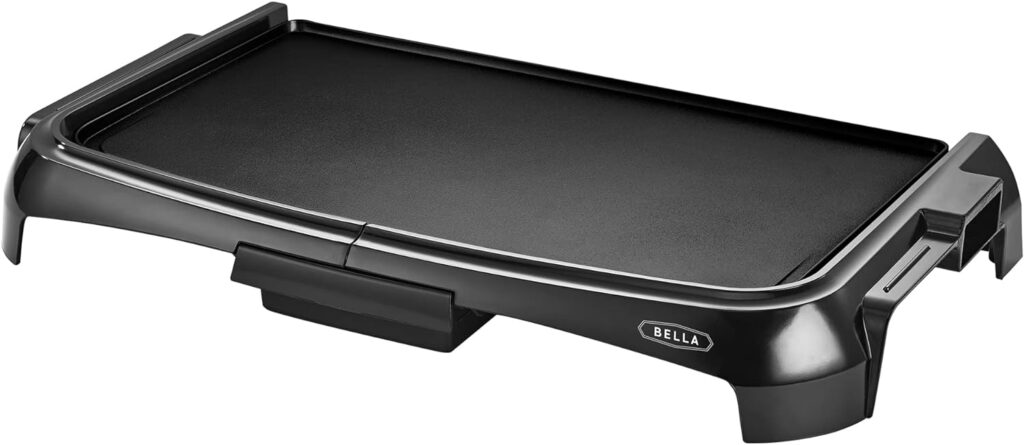 BELLA XL Electric Ceramic Titanium Griddle, Make 15 Eggs At Once, Healthy-Eco Non-stick Coating, Hassle-Free Clean Up, Large Submersible Cooking Surface, 12 x 22, Copper/Black BELLA XL Electric Ceramic Titanium Griddle, Make 15 Eggs At Once, Healthy-Eco Non-stick Coating, Hassle-Free Clean Up, Large Submersible Cooking Surface, 12 x 22, Copper/Black