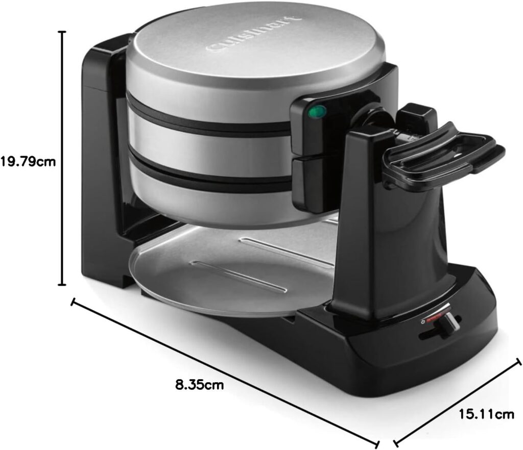 Cuisinart WAF-F40 Double Flip Belgian Waffle Maker,New Black/Stainless Cuisinart WAF-F40 Double Flip Belgian Waffle Maker,New Black/Stainless