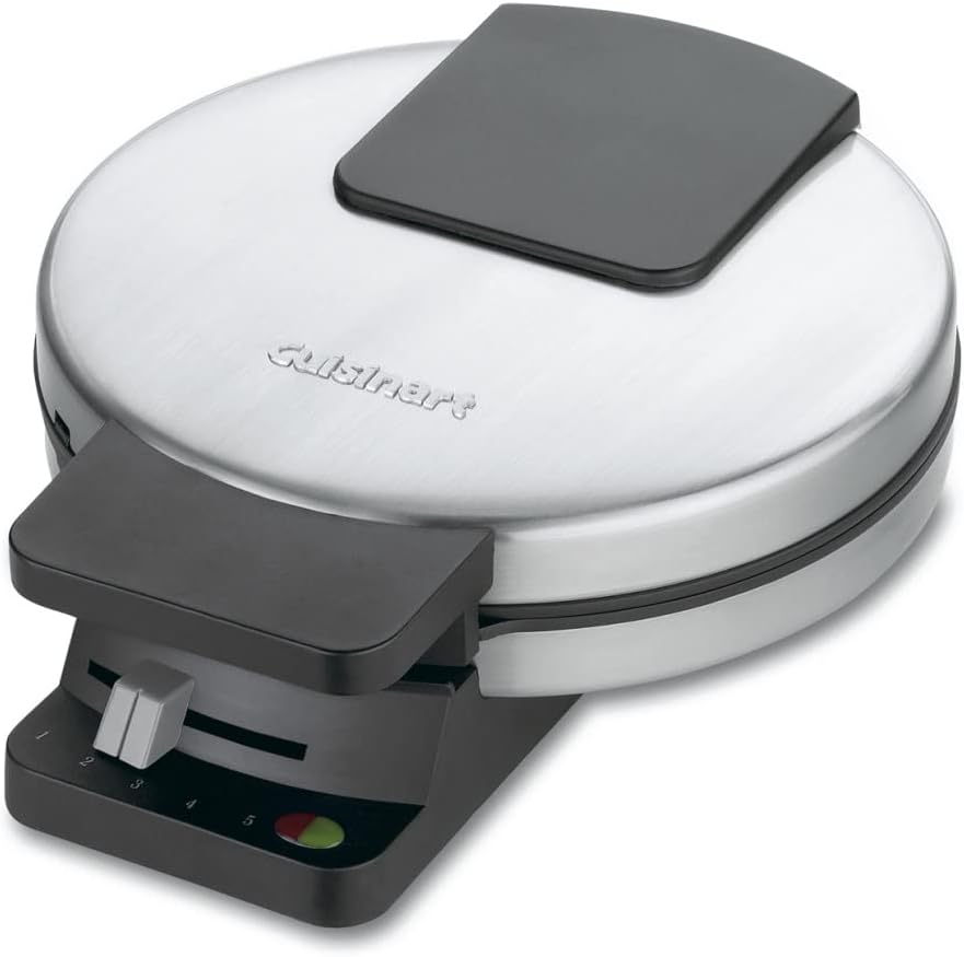 Cuisinart WMR-CAP2 Round Classic Waffle Maker, Brushed Stainless,Silver Cuisinart WMR-CAP2 Round Classic Waffle Maker, Brushed Stainless,Silver
