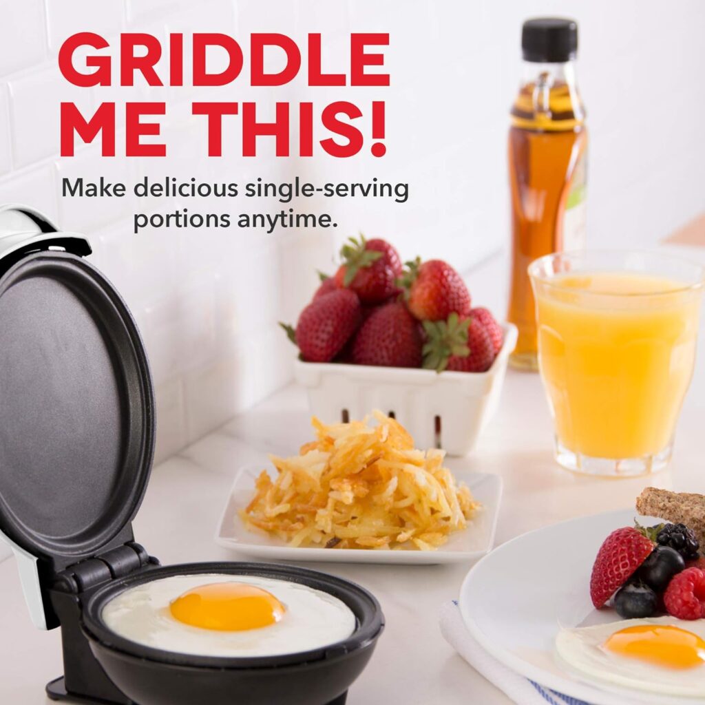 DASH Mini Maker for Individual Waffles, Hash Browns, Keto Chaffles with Easy to Clean, Non-Stick Surfaces, 4 Inch, Red DASH Mini Maker for Individual Waffles, Hash Browns, Keto Chaffles with Easy to Clean, Non-Stick Surfaces, 4 Inch, Red