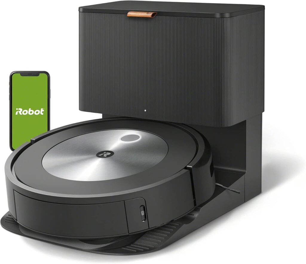 iRobot Roomba j6+ Self-Emptying Robot Vacuum – Identifies and Avoids Pet Waste  Cords, Empties Itself for Up to 60 Days, Smart Mapping, Compatible with Alexa, Ideal for Pet Hair iRobot Roomba j6+ Self-Emptying Robot Vacuum – Identifies and Avoids Pet Waste  Cords, Empties Itself for Up to 60 Days, Smart Mapping, Compatible with Alexa, Ideal for Pet Hair