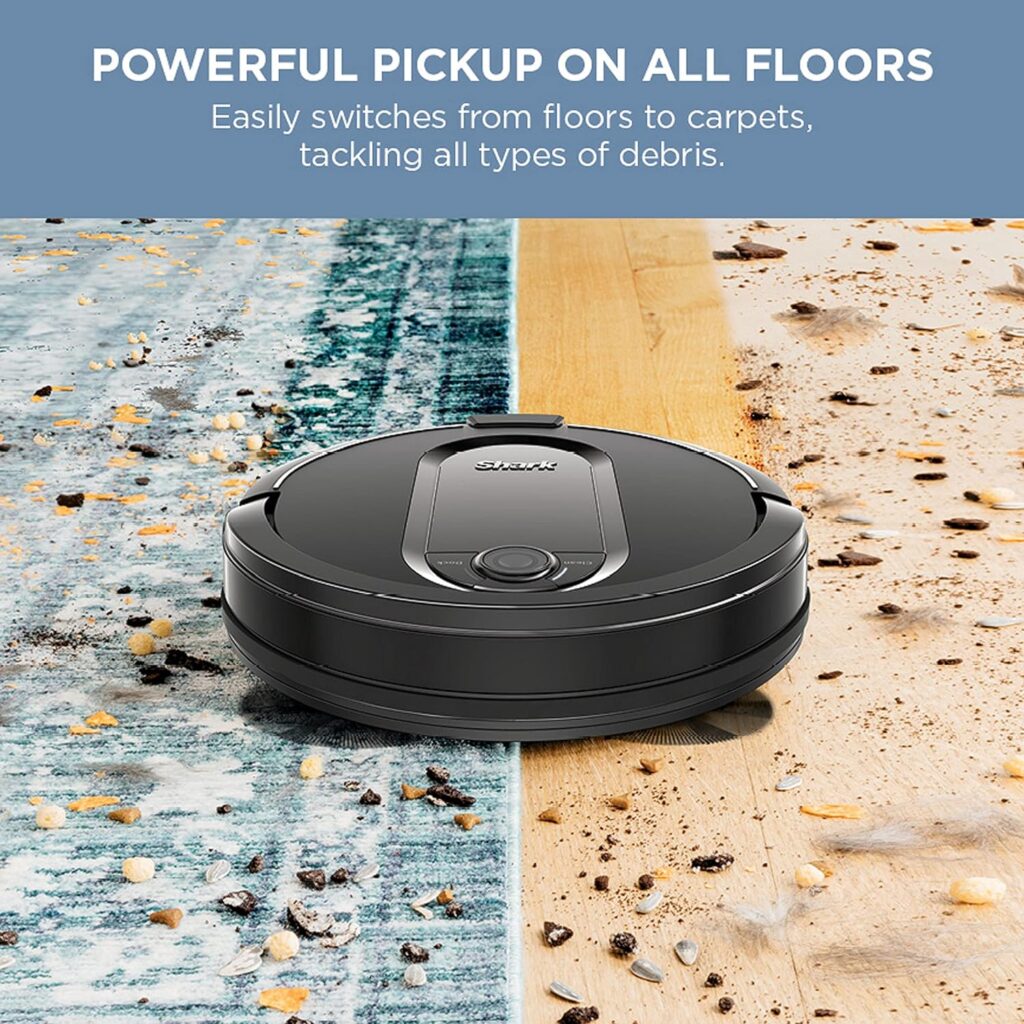 Shark AV1010AE IQ Robot Vacuum with XL Self-Empty Base, Bagless, 45-Day Capacity, Advanced Navigation, Alexa  Wi-Fi, Multi-Surface Brushroll, for Pets, Dander  Dust, Carpet  Hard Floor, Black Shark AV1010AE IQ Robot Vacuum with XL Self-Empty Base, Bagless, 45-Day Capacity, Advanced Navigation, Alexa  Wi-Fi, Multi-Surface Brushroll, for Pets, Dander  Dust, Carpet  Hard Floor, Black