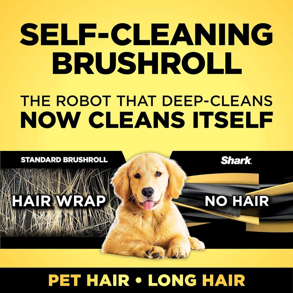 Shark AV993 IQ Robot Vacuum, Self Cleaning Brushroll, Advanced Navigation, Perfect for Pet Hair, Compatible with Alexa, Wi Fi , Black Shark AV993 IQ Robot Vacuum, Self Cleaning Brushroll, Advanced Navigation, Perfect for Pet Hair, Compatible with Alexa, Wi Fi , Black
