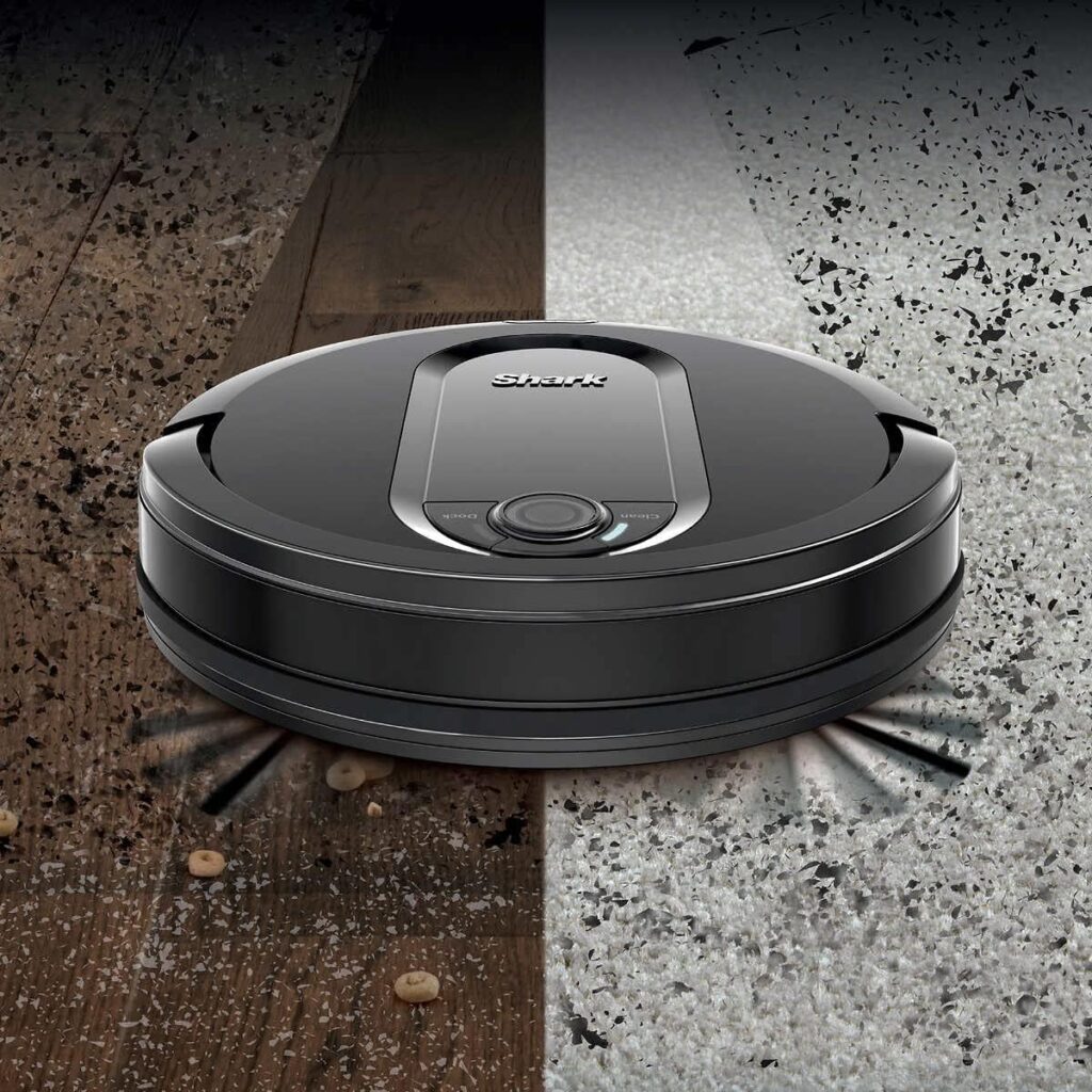 Shark IQ App-Controlled Self-Emptying Robot Vacuum, RV100AE/UR1000SR - Black (Renewed) Shark IQ App-Controlled Self-Emptying Robot Vacuum, RV100AE/UR1000SR - Black (Renewed)