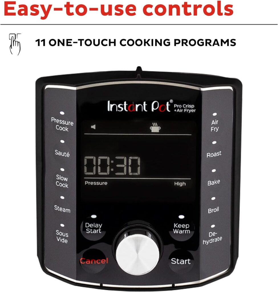 Instant Pot Duo Plus, 6-Quart Whisper Quiet 9-in-1 Electric Pressure Cooker, Slow Rice Steamer, Sauté, Yogurt Maker, Warmer Sterilizer, Free App with 800+ Recipes, Stainless Steel