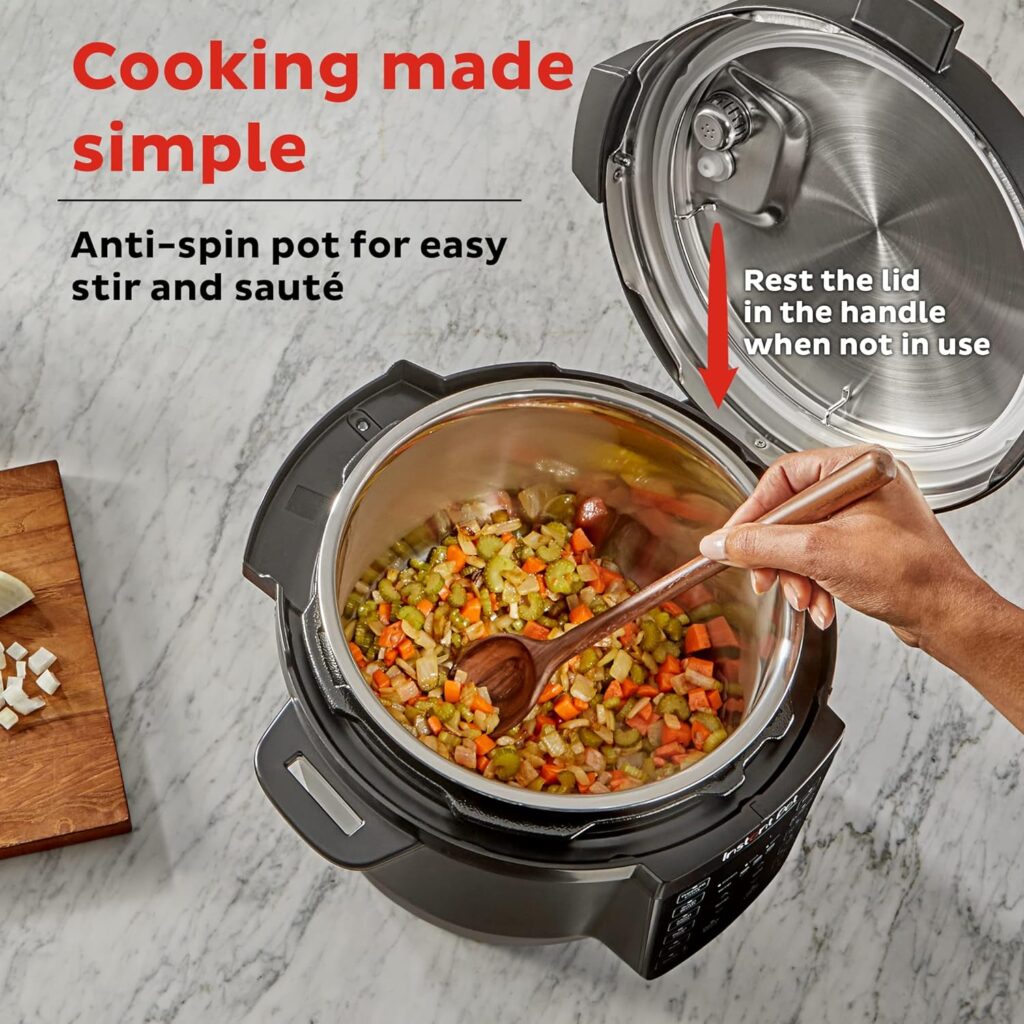 Instant Pot RIO, 7-in-1 Electric Multi-Cooker, Pressure Cooker, Slow Cooker, Rice Cooker, Steamer, Sauté, Yogurt Maker, Warmer, Includes App With Over 800 Recipes, 6 Quart