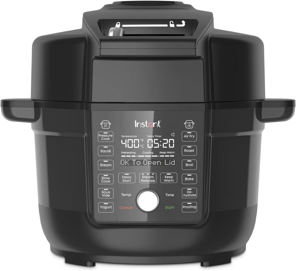 Instant Pot Duo Plus 9-in-1 Electric Pressure Cooker, Slow Cooker, Rice Cooker, Steamer, Sauté, Yogurt Maker, Warmer  Sterilizer, Includes App With Over 800 Recipes, Stainless Steel, 8 Quart