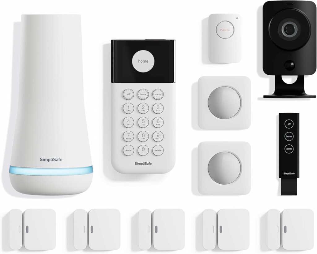 SimpliSafe 12 Piece Wireless Home Security System w/HD Camera - Optional 24/7 Professional Monitoring - No Contract - Compatible with Alexa and Google Assistant SimpliSafe 12 Piece Wireless Home Security System w/HD Camera - Optional 24/7 Professional Monitoring - No Contract - Compatible with Alexa and Google Assistant