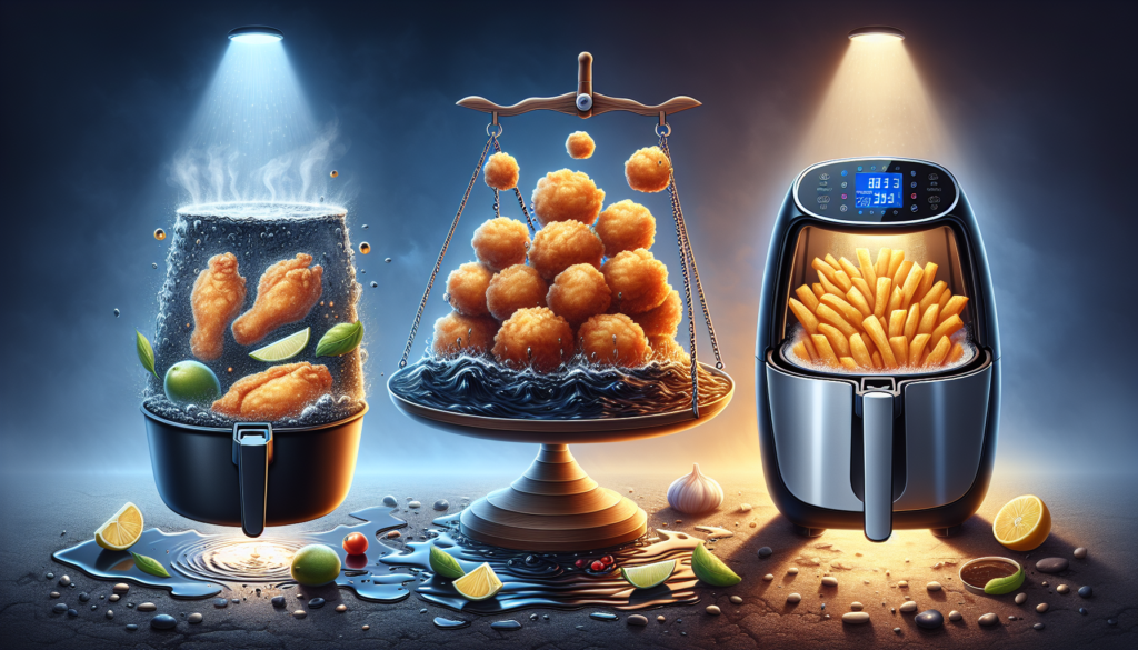 What are the advantages of using an air fryer over a traditional deep fryer?