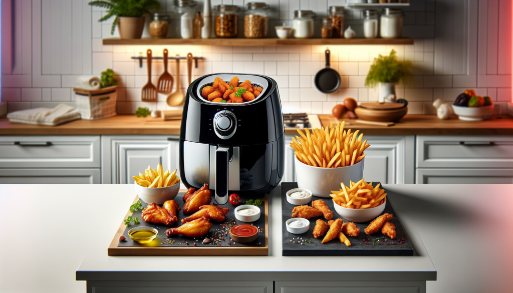 What are the advantages of using an air fryer over a traditional deep fryer?