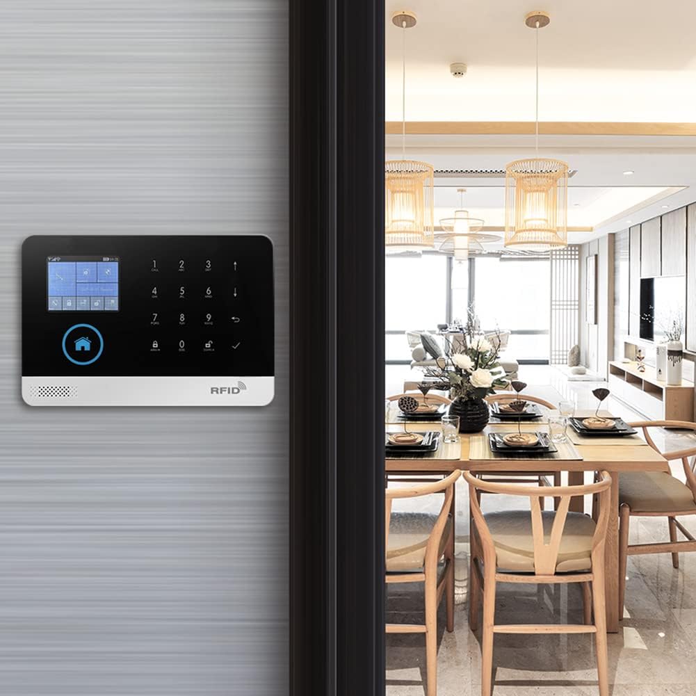 Wireless WiFi Smart Home Security DIY Alarm System with Motion Detector,Notifications with app,Door/Window Sensor, Siren,Compatible with Alexa,NO Monthly Fees Wireless WiFi Smart Home Security DIY Alarm System with Motion Detector,Notifications with app,Door/Window Sensor, Siren,Compatible with Alexa,NO Monthly Fees