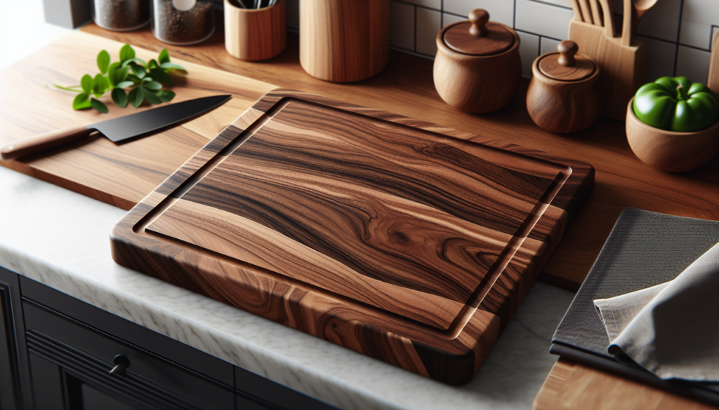Preconditioned Walnut Kitchen Cutting Board – 20 x 15 x 1.25 In. Dark Hardwood Chopping Block with Juice Groove – Doubles as Cheese or Charcuterie Board – Home Kitchen Accessories by PepperMate