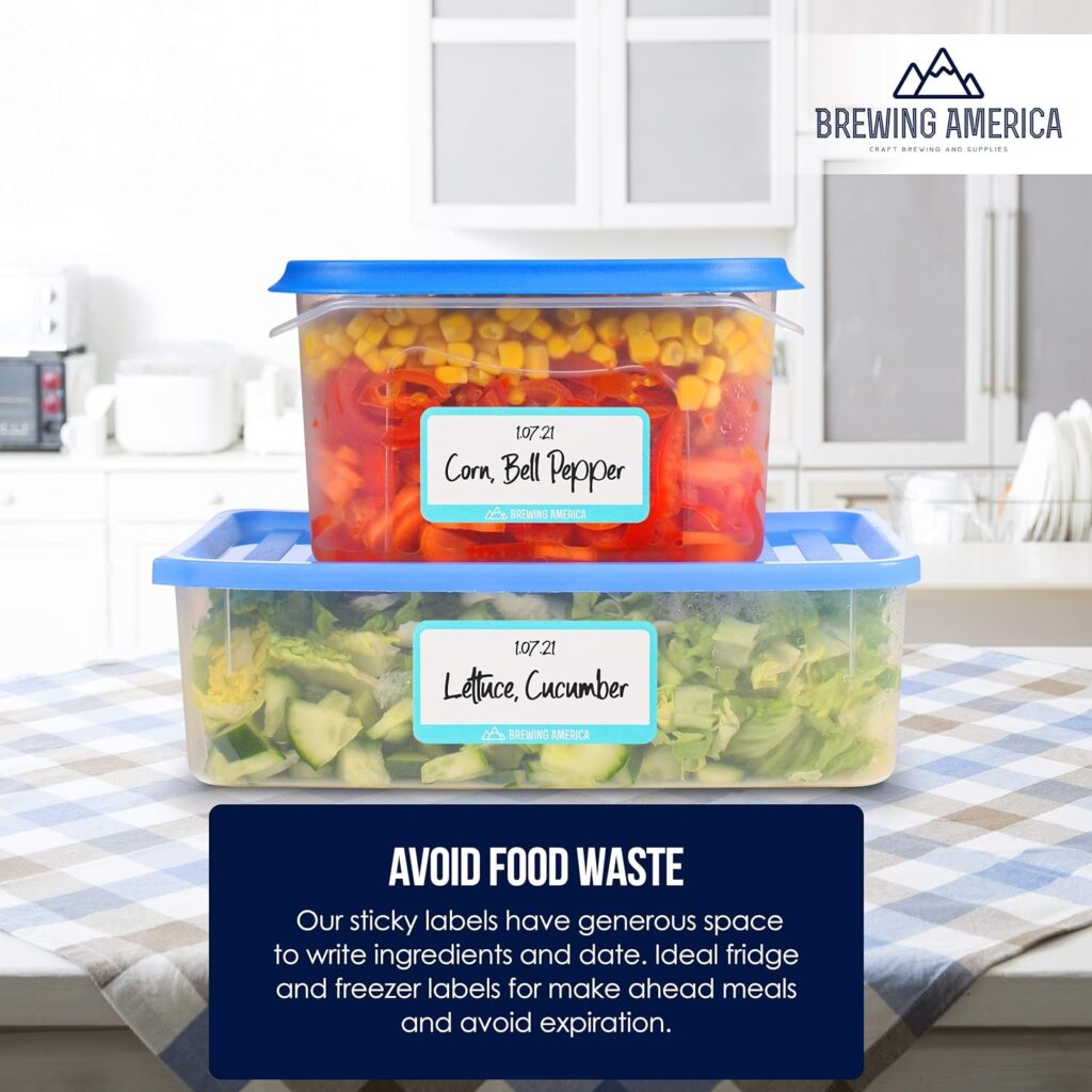 Dissolvable Food Labels for Food Containers - Made in USA - Great for Food Prep, Pantry, Canning, Freezer, Mason Jar Storage, Bottles and Rotation– No Scrubbing, No Residue - Violet Purple Dissolvable Food Labels for Food Containers - Made in USA - Great for Food Prep, Pantry, Canning, Freezer, Mason Jar Storage, Bottles and Rotation– No Scrubbing, No Residue - Violet Purple