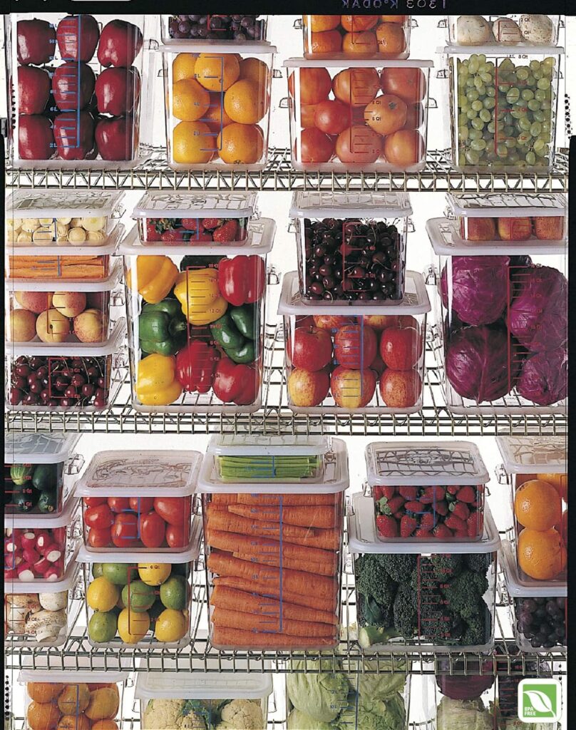 Rubbermaid Commercial Products-FG630400 Plastic Space Saving Square Food Storage Container For Kitchen/Sous Vide/Food Prep, 4 Quart, Clear, LID SOLD SEPARATELY Rubbermaid Commercial Products-FG630400 Plastic Space Saving Square Food Storage Container For Kitchen/Sous Vide/Food Prep, 4 Quart, Clear, LID SOLD SEPARATELY