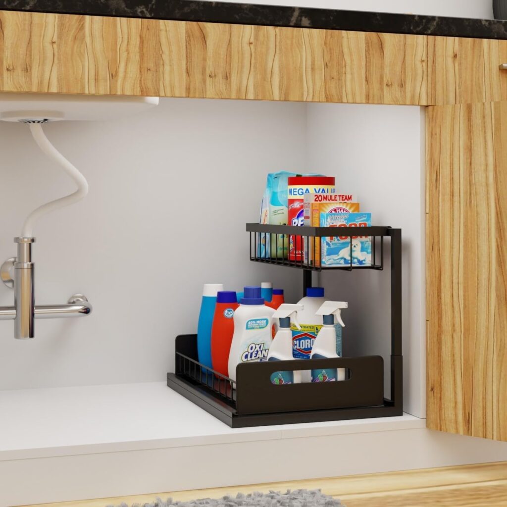 Under Sink Storage, 2 Tier Under Kitchen Sink Organizer, Under Cabinet Storage, Under Sink Organizer and Storage Bathroom Under Sink Storage, 2 Tier Under Kitchen Sink Organizer, Under Cabinet Storage, Under Sink Organizer and Storage Bathroom